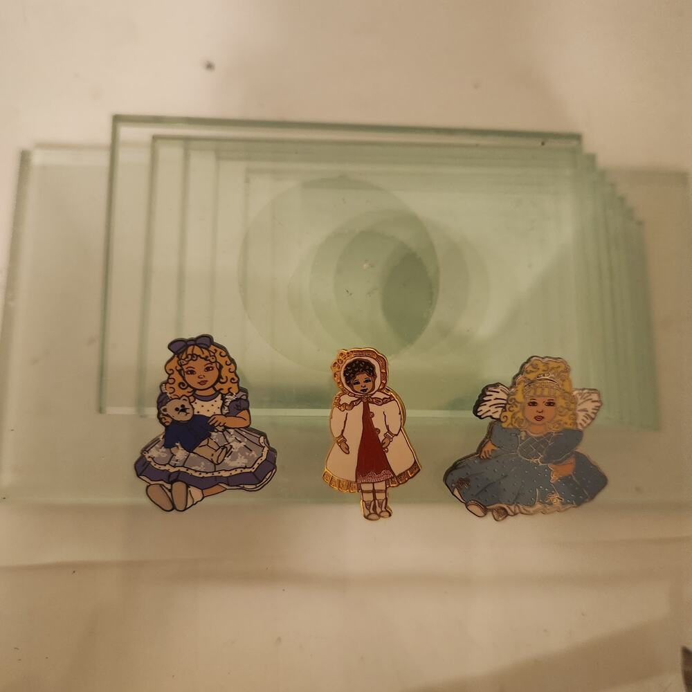 Lot of 3 Enamel Lil Kinckerbocker Marie Osmond Doll Pins
